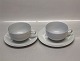 Blue Line 3074 Tea cup 5.8 x 10 cm (081) and saucer (082) 15.3 cm Aluminia Copenhagen Faience