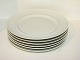 Hvid KoppelFrokosttallerken 22 cm.