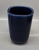 Aluminia kunstfajance  2645 Marselis Mørkeblå  16 x 12 cm med zig-zag-mønster, Nils Thorsson 1953