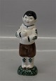 Aluminia Child Welfare Figurine 1960 Inuit Greenland Boy # 2858