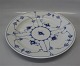 Kongelig Dansk Porcelæn Musselmalet 107-1 Fad, rundt, 31,5 cm
