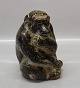 Royal Copenhagen Art Pottery 20133 RC Monkey, sitting 18.5 cm, Knud Kyhn May 1927