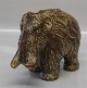 Royal Copenhagen Art Pottery21839 RC Mammuth 15.5 x 22 cm, Knud Kyhn, May 1961