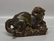 Kongelig Dansk Stentøj 20865 Kgl. Vildkat 15,5 x 24 cm KK. Okt. 1947