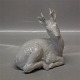 Royal Copenhagen Art Pottery22607 RC Deer, small white version of 20903, Karl Larsen, Feb. 1976