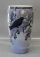 Royal Copenhagen vase1923-66 RC Vase with blackbird 35 x 18.5 cm (Top) Signed