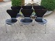 Arne Jacobsen syver stole, model 3107.5000m2 udstilling