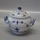 B&G Blåmalet porcelæn097 Marmelade terrin 12,5 x 13 cm