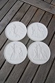 B&G biscuit plates Summer and Autumn, and Royal Copenhagen plate Night