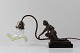 Jugend klaverlampem/opalglasskærm