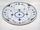 Musselmalet HalvblondeHalvdyb tallerken 25 cm. #570