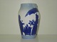 Royal Copenhagen Vase "Rundskuedagen" from 1919Measures 15 cm.