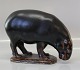 Royal Copenhagen Art Pottery21778 Pigmy Hippopotamus  16.8 cm Jeanne Grut May 1960