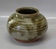 Royal Copenhagen Art PotteryVase, round 10.5 x 14 cm Jorgen Mogensen JM Signature 1961