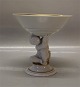 Royal Copenhagen figurine 12455 RC Child holding a bowl 15 x 15 cm Blanc de chine with gold 1938