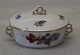 493-9107 Sugar bowl with lid ca 7 x 12 cm  Royal Copenhagen Saxon Flower