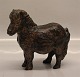 Aluminia Figurine 3743 RC Faience Pony 16 x 17 cm Jeanne Grut 1974