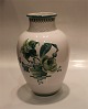 Aluminia Faience Tranquebar 2044-1202 Green Vase