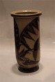 Aluminia Copenhagen Faience 5024-5023 Aluminia Jungleseries 1932 Vase 24 cm ? "Palm Leaves on island"e" Nils Thorsson
