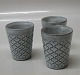 696 Egg cup 6 cm Cordial Grey Nissen Kronjyden B&G Quistgaard  Stoneware