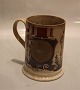 Rare Royal Copenhagen Aluminia Faience Old Rare soldiers mug commemorating 1864