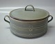 512 Casserole without lid 8 x 19 cm 2.5 l / 5 pints (1862) Rune, Green Nissen Kronjyden B&G Quistgaard  Stoneware