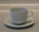 Blåkant 072 Kaffekop 6,5 x 7,5 cm  & underkop 15 cm (073) Royal Copenhagen Aluminia fajance