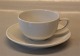 White Pot 6231 Coffee cup 5.5 x 9 cm  (072) Saucer 14 cm (073)  Design Grethe Meyer Royal Copenhagen Porcelain