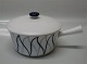 Medium Gryde med hank og låg  7 x 23 cm (D: 18 cm) + låg Kasserolle Dan-ild 40 Blå flamme eller Harlekin spise- og kaffestel