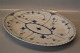 Royal Copenhagen Musselmalet Helblonde 1148-1 Fad, ovalt, helt fladt (375-2) 30 x 37 cm