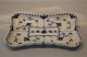 Royal Copenhagen Musselmalet Helblonde 1195-1 Bakke, firkantet, lang  23.5 x 16.5 cm (365)