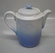 0825 Large offee pot 19 cm (Hotel) (1052) B&G Blue tone - seashell tableware Hotel