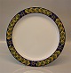 422 Chop platter / dish 12"/30 cm (1737422) Royal Copenhagen Faience Blue Pheasant Chr. Joachim Aluminia
