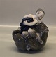 Royal Copenhagen figurine 2318 RC Faun and bear wrestling KK 1923 18 x 14 cm