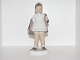Bing & Grøndahl FigurPige tager blå jakke af