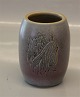B&G Art Pottery B&G 140 Stoneware jar with relief 11,5 cm Signed CO Cathinka Olsen