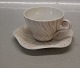 Konglig Dansk Konkylie ARJE GRIEJST (Kgl)  ROSA 14179 Lille Kaffekop 5,5 x 7,4 cm / 7 cl. og underkop 11 cm