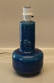 Kongelig Dansk Stentøj 21701 Kgl. Lampefod, rund med relief 24 cm Jørgen Mogensen juni 1959 Tyrkis