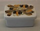 Royal Copenhagen Aluminia Faience  962-2823 Butter box 1/4 kg 12.5 x 9.5 cm