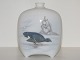 Royal CopenhagenArt Nouveau vase med agerhøne fra 1898-1923