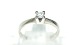 White Gold Ring with Brilliant 14 CaratSize 51