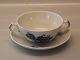 Kongelig Dansk Porcelæn Blå Blomst Flettet 8281-10 Par bouillonkop, stor m underkop 17,5 cm
