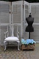 A pair of old French shutters in gray with a super fine patina.( 1 set available )