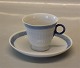 Royal Copenhagen Blue Fan Dinnerware 1212-11538 Coffee cup 6.3 cm x 7.5 cm and saucer 13.5 cm