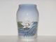 Royal CopenhagenVase med åkande og guldsmed