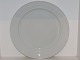 Hvid KoppelStort rundt fad 34 cm.