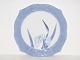 Royal CopenhagenArt Nouveau fish plate with Iris from 1894-1897