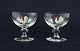 Cocktailglas fra Holmegaard 1943-45