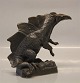 Dahl Jensen stentøjsfigurfigur Øgle eller drage 18 x 20 cm