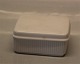 Royal Copenhagen 4441 RC White Butterbox with ribbed sides 5 x 9.5 x 11.5 cm, Blanc de Chine
